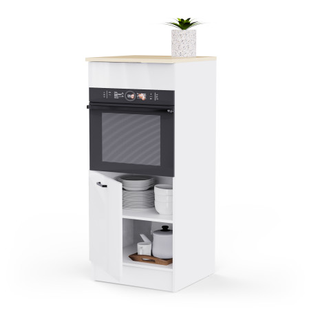 Combined kitchen cabinet with housing for a built-in oven (#3684)