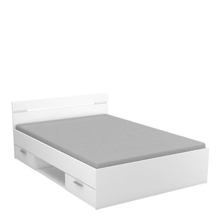Bed with two drawers and a shelf (#942)