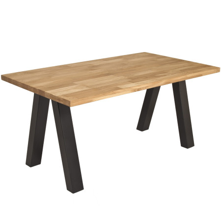 Metal table legs in the shape of the Greek letter Lambda (#2599)